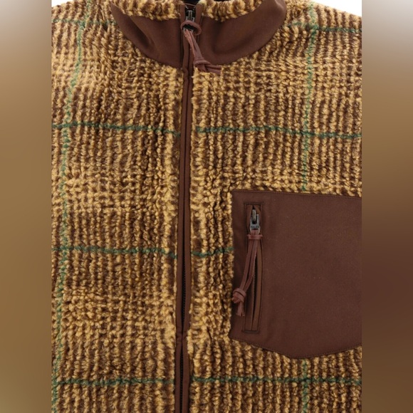 Ralph Lauren Men's Glen Plaid Pile Fleece Jacquard Jacket- Size : XL - Picture 7 of 13